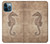 S3214 Seahorse Skeleton Fossil Case For iPhone 12 Pro Max