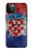 S3313 Croatia Flag Vintage Football Graphic Case For iPhone 12 Pro Max