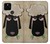 S2826 Cute Cartoon Unsleep Black Sheep Case For Google Pixel 5