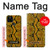 S3365 Yellow Python Skin Graphic Print Case For Google Pixel 5