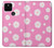 S3500 Pink Floral Pattern Case For Google Pixel 5