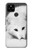 S2569 White Arctic Fox Case For Google Pixel 4a 5G