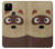 S2825 Cute Cartoon Raccoon Case For Google Pixel 4a 5G