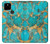 S2906 Aqua Turquoise Stone Case For Google Pixel 4a 5G