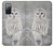 S1566 Snowy Owl White Owl Case For Samsung Galaxy S20 FE