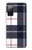 S3452 Plaid Fabric Pattern Case For Samsung Galaxy S20 FE