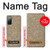 S3466 Gold Rose Pattern Case For Samsung Galaxy S20 FE