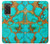 S2688 Aqua Copper Turquoise Gemstone Graphic Case For Samsung Galaxy Z Fold2 5G