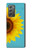 S3039 Vintage Sunflower Blue Case For Samsung Galaxy Z Fold2 5G