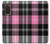 S3091 Pink Plaid Pattern Case For Samsung Galaxy Z Fold2 5G