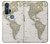 S0604 World Map Case For Motorola Edge+