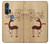 S3081 Wooden Raindeer Graphic Printed Case For Motorola Edge+