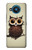 S0360 Coffee Owl Case For Nokia 8.3 5G