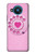 S2847 Pink Retro Rotary Phone Case For Nokia 8.3 5G