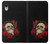 S3753 Dark Gothic Goth Skull Roses Case For iPhone XR