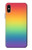 S3698 LGBT Gradient Pride Flag Case For iPhone X, iPhone XS