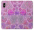 S3710 Pink Love Heart Case For iPhone X, iPhone XS