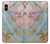 S3717 Rose Gold Blue Pastel Marble Graphic Printed Case For iPhone X, iPhone XS