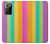 S3678 Colorful Rainbow Vertical Case For Samsung Galaxy Note 20 Ultra, Ultra 5G