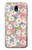 S3688 Floral Flower Art Pattern Case For Samsung Galaxy J7 (2018), J7 Aero, J7 Top, J7 Aura, J7 Crown, J7 Refine, J7 Eon, J7 V 2nd Gen, J7 Star