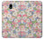 S3688 Floral Flower Art Pattern Case For Samsung Galaxy J7 (2018), J7 Aero, J7 Top, J7 Aura, J7 Crown, J7 Refine, J7 Eon, J7 V 2nd Gen, J7 Star