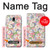S3688 Floral Flower Art Pattern Case For Samsung Galaxy J7 (2018), J7 Aero, J7 Top, J7 Aura, J7 Crown, J7 Refine, J7 Eon, J7 V 2nd Gen, J7 Star