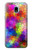 S3677 Colorful Brick Mosaics Case For Samsung Galaxy J3 (2018), J3 Star, J3 V 3rd Gen, J3 Orbit, J3 Achieve, Express Prime 3, Amp Prime 3