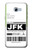 S3664 Airline Travel Luggage Label Case For Samsung Galaxy A5 (2017)