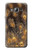 S3691 Gold Peacock Feather Case For Samsung Galaxy J3 (2016)