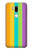 S3678 Colorful Rainbow Vertical Case For LG G7 ThinQ