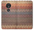 S3752 Zigzag Fabric Pattern Graphic Printed Case For Motorola Moto G7 Power