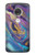 S3676 Colorful Abstract Marble Stone Case For Motorola Moto G7, Moto G7 Plus