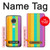S3678 Colorful Rainbow Vertical Case For Motorola Moto G7, Moto G7 Plus