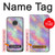 S3706 Pastel Rainbow Galaxy Pink Sky Case For Motorola Moto G7, Moto G7 Plus