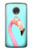 S3708 Pink Flamingo Case For Motorola Moto G7, Moto G7 Plus