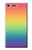 S3698 LGBT Gradient Pride Flag Case For Sony Xperia XZ Premium