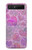 S3710 Pink Love Heart Case For Samsung Galaxy Z Flip 5G