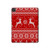S2835 Christmas Reindeer Knitted Pattern Hard Case For iPad Pro 11 (2021,2020,2018, 3rd, 2nd, 1st)
