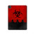 S2917 Biohazards Virus Red Alert Hard Case For iPad Pro 11 (2021,2020,2018, 3rd, 2nd, 1st)
