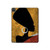 S3453 African Queen Nefertiti Silhouette Hard Case For iPad Pro 11 (2021,2020,2018, 3rd, 2nd, 1st)