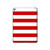 S2364 Red and White Striped Hard Case For iPad Pro 12.9 (2015,2017)