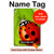 S0892 Ladybug Hard Case For iPad 9.7 (2017,2018), iPad 6, iPad 5