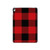 S2931 Red Buffalo Check Pattern Hard Case For iPad 9.7 (2017,2018), iPad 6, iPad 5