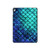 S3047 Green Mermaid Fish Scale Hard Case For iPad 9.7 (2017,2018), iPad 6, iPad 5
