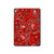 S3354 Red Classic Bandana Hard Case For iPad 9.7 (2017,2018), iPad 6, iPad 5