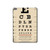 S2502 Eye Exam Chart Decorative Decoupage Poster Hard Case For iPad Pro 10.5, iPad Air (2019, 3rd)