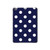 S3533 Blue Polka Dot Hard Case For iPad Pro 10.5, iPad Air (2019, 3rd)