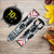 CA0024 Vampire Skull Tattoo Leather & Silicone Smart Watch Band Strap For Samsung Galaxy Watch, Gear, Active