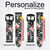 CA0421 Vintage Rose Pattern Leather & Silicone Smart Watch Band Strap For Samsung Galaxy Watch, Gear, Active