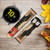 CA0422 Chat Noir Black Cat Vintage Leather & Silicone Smart Watch Band Strap For Samsung Galaxy Watch, Gear, Active